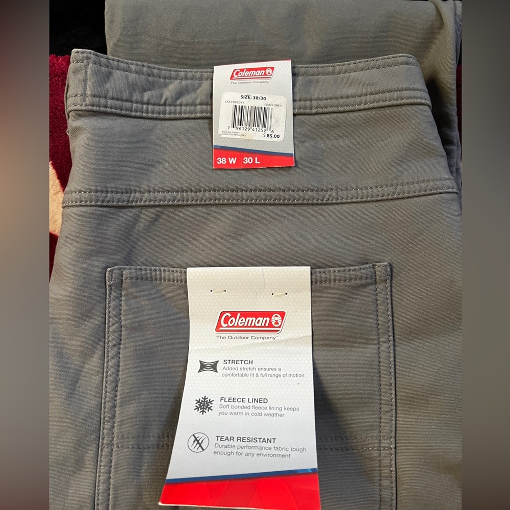 Coleman men’s fleece lined pants